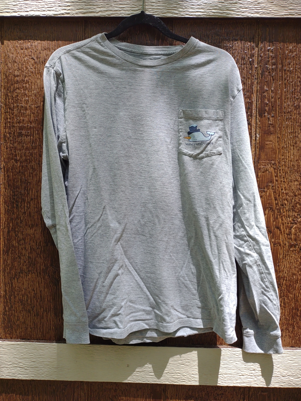 Vineyard Vines long-sleeve T-shirt Winter Wonderland Gray Men's M